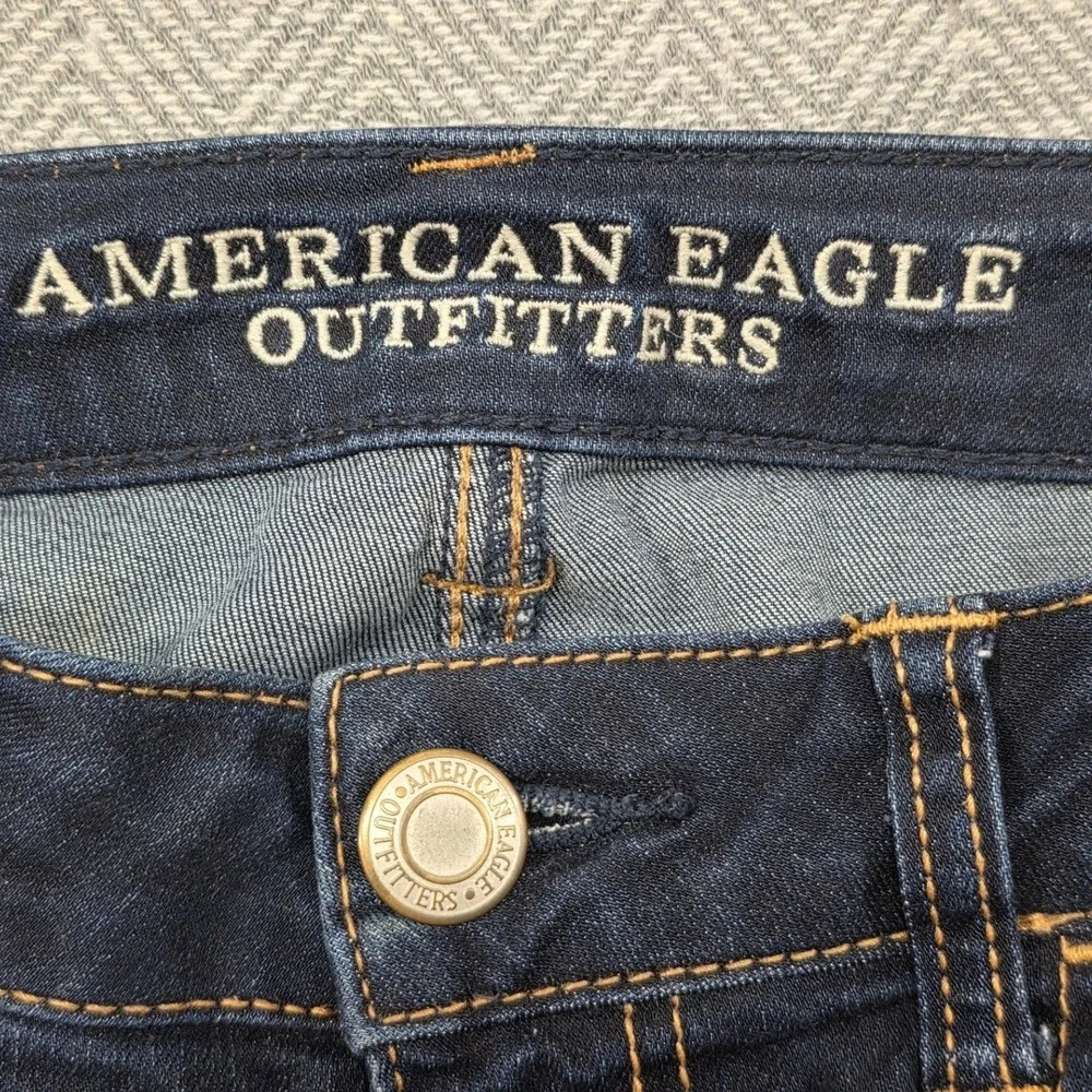 American Eagle Outfitters Hi Rise Jegging Women Size‎ 6 Dark Wash Stretch Denim
